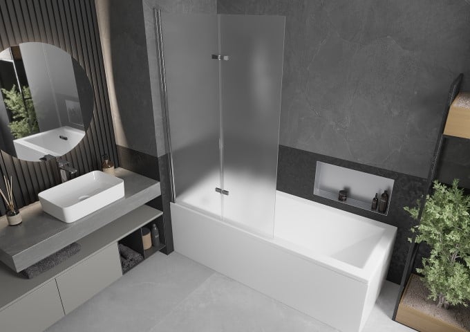 Wanny prostokątne odpływ z boku