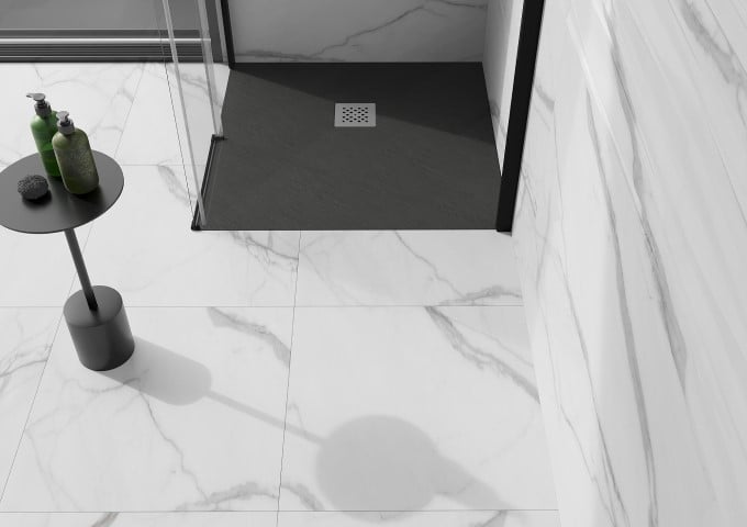 Brodziki kwadratowe z syfonem