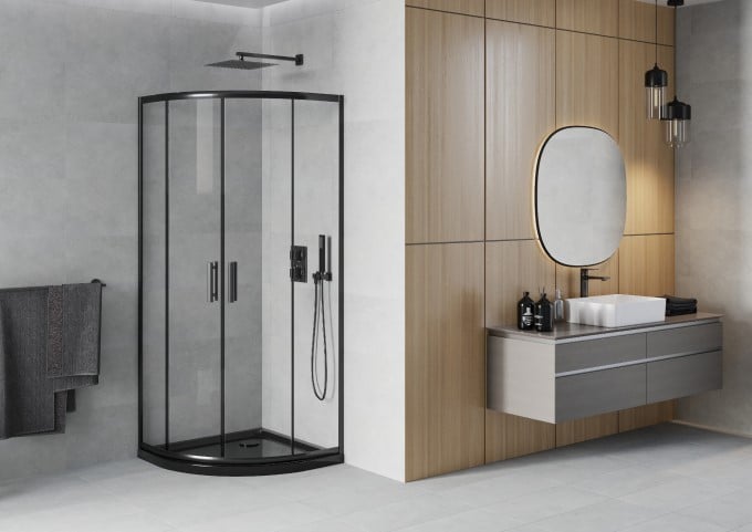 Wieszaki i półki na ręczniki czarne