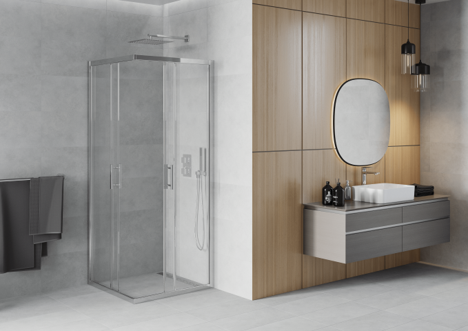 Kabiny prysznicowe przyścienne