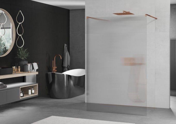 deszczownica różowe złoto