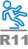 Antypoślizgowość: R11